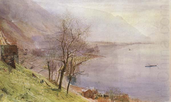 Vew above MOntreux (mk46), John William Inchbold